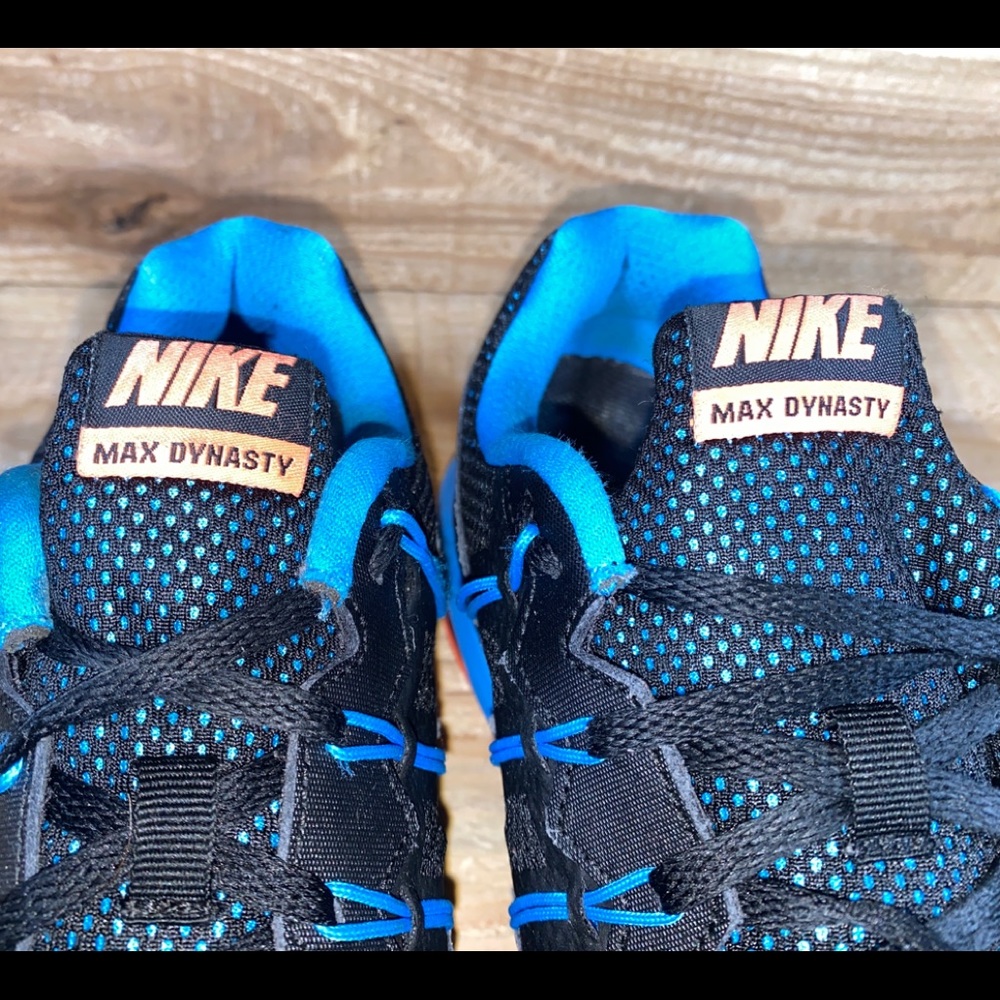Womens Nike Air Max DYNASTY Black Textile Sz 10 - Picture 3 of 10
